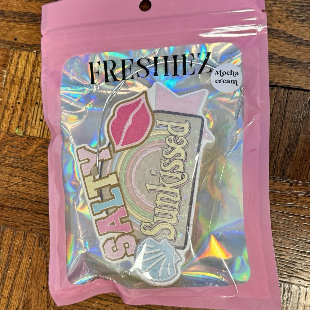 Simply Southern Freshiez Mocha Cream Car Air Freshener Salty Sun-kissed Beach-ey